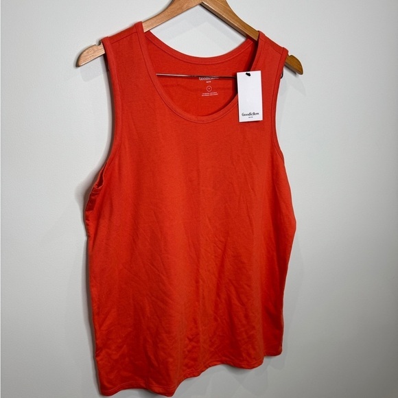 Goodfellow & Co Orange Men's Tank Top - Picture 3 of 6